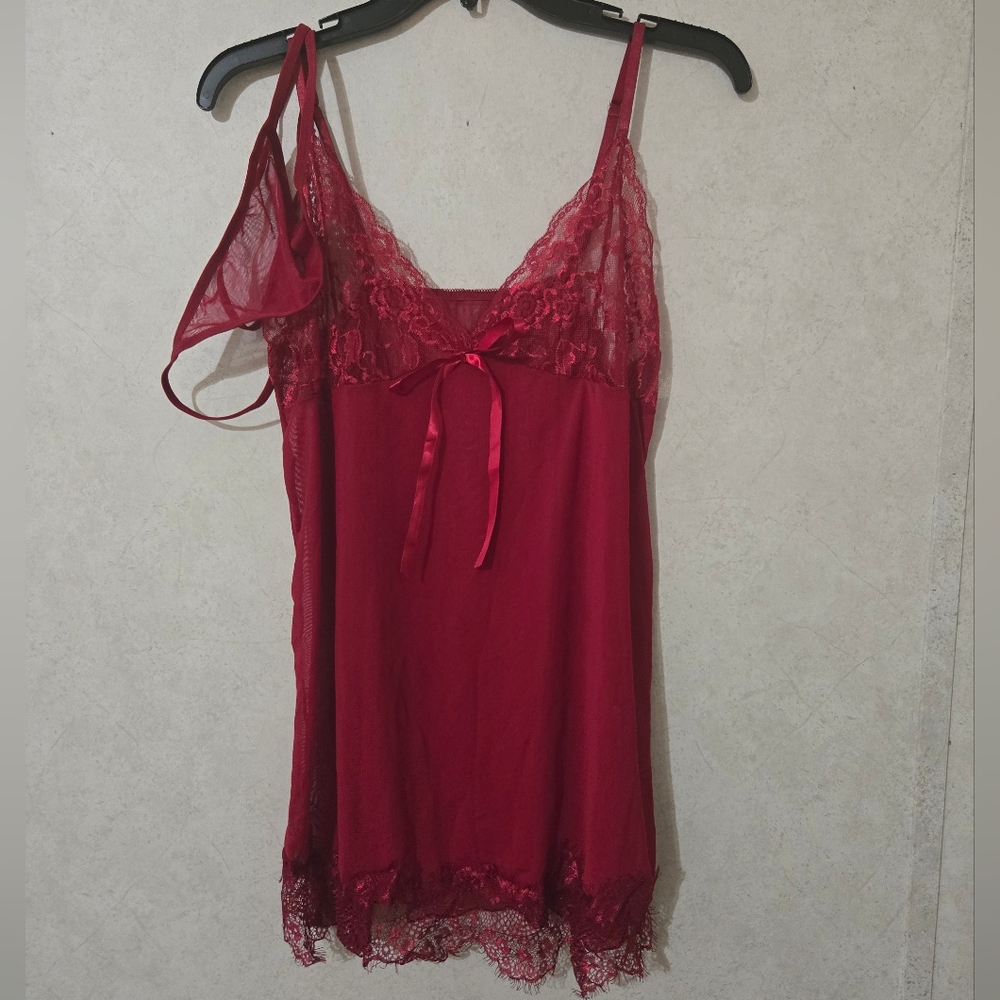 3XL RED LINGERIE 2 PC SET